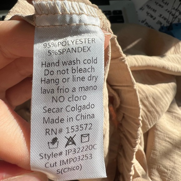 Bohme Tan Wide Leg Pants - Picture 4 of 4